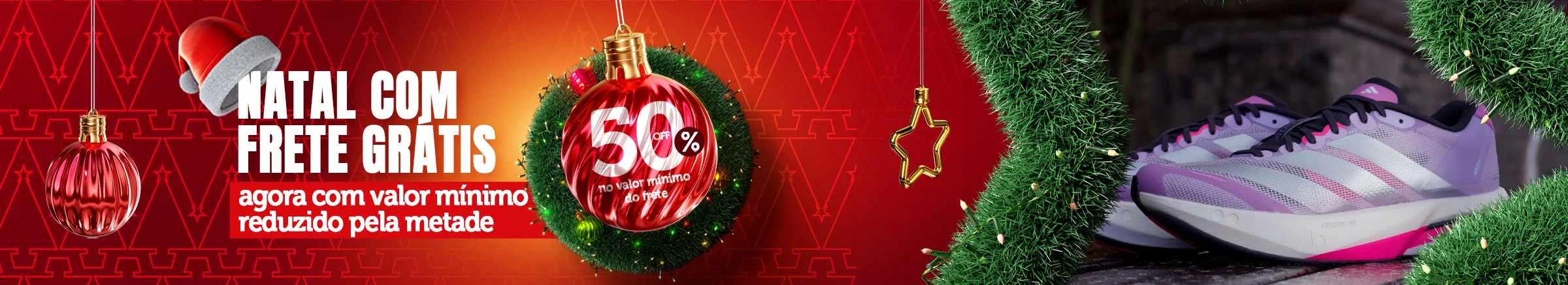 Natal | Valor Mínimo reduzido em 50%