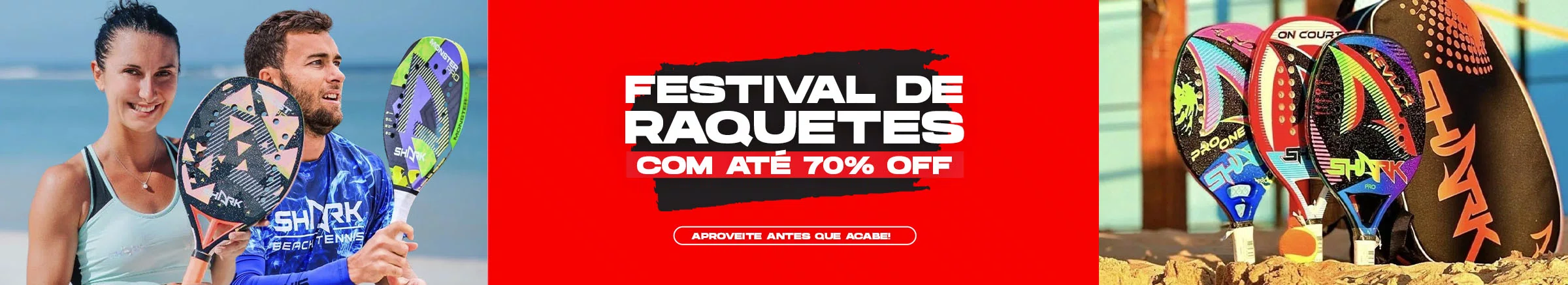 Festival de Raquetes até 70% OFF