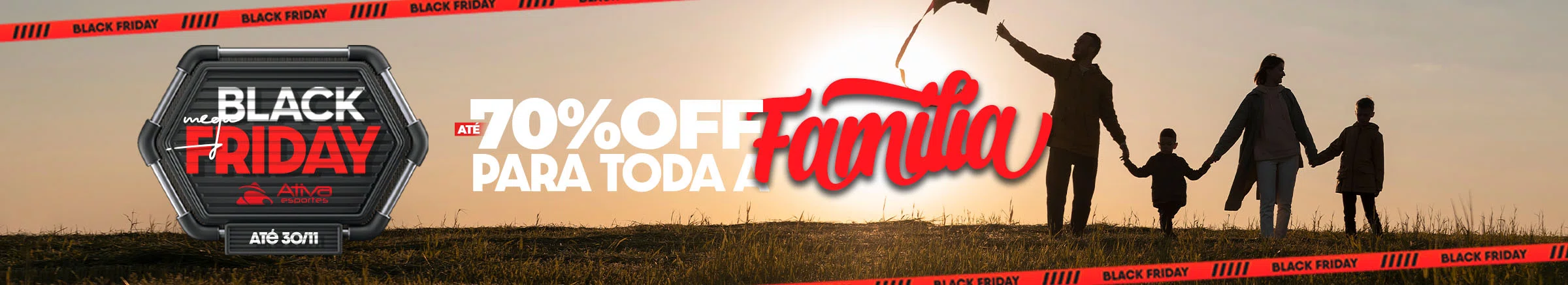 BLACK FRIDAY | Até 70% Off + 18x parcelamento