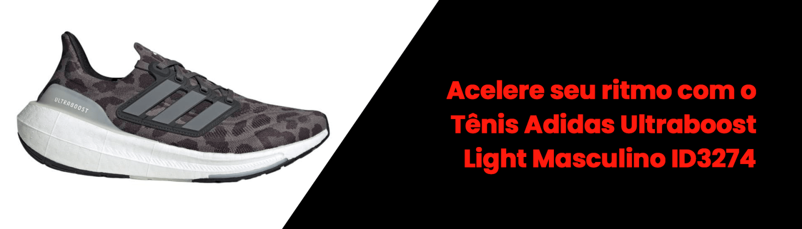 Acelere seu ritmo com o Tênis Adidas Ultraboost Light Masculino ID3274