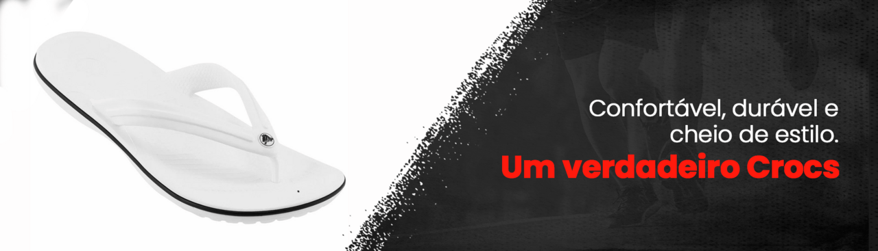 Confortável, durável e cheio de estilo. Um verdadeiro Crocs