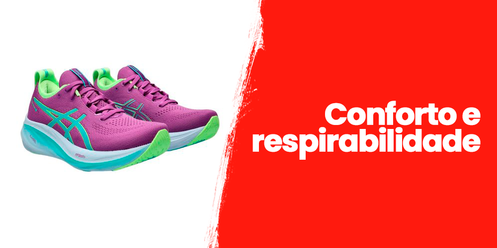 Conforto e respirabilidade! 