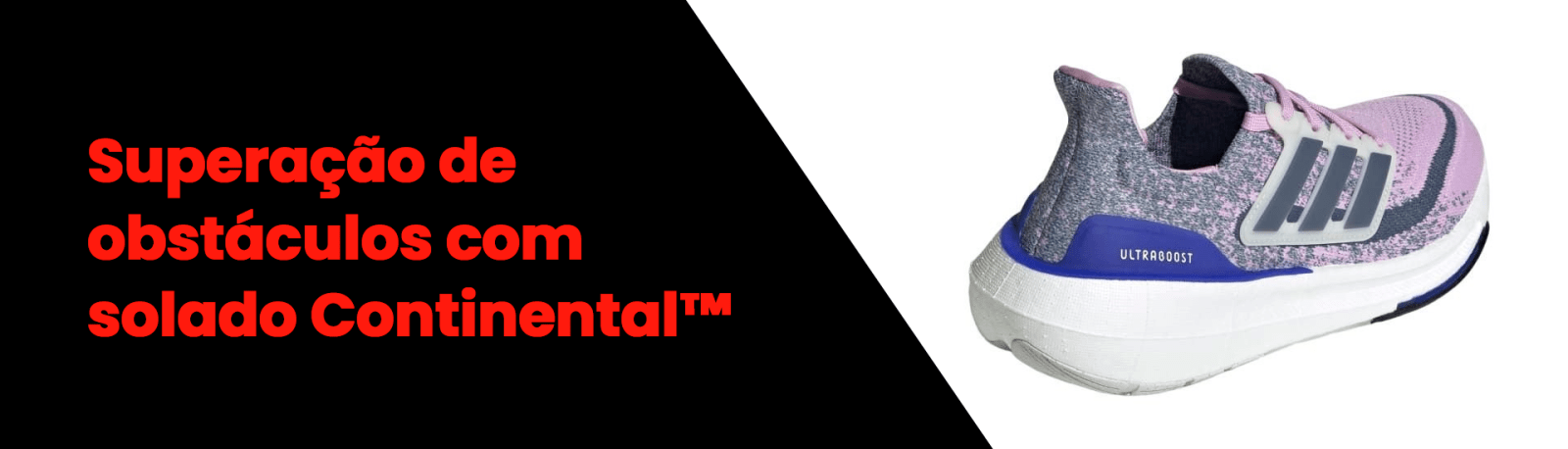 Superação de obstáculos com solado Continental™