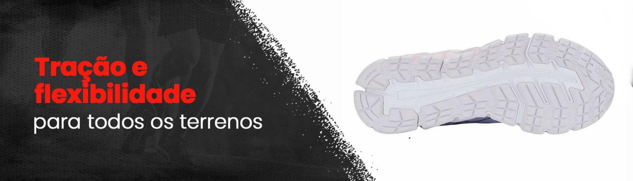 Tração e flexibilidade para todos os terrenos