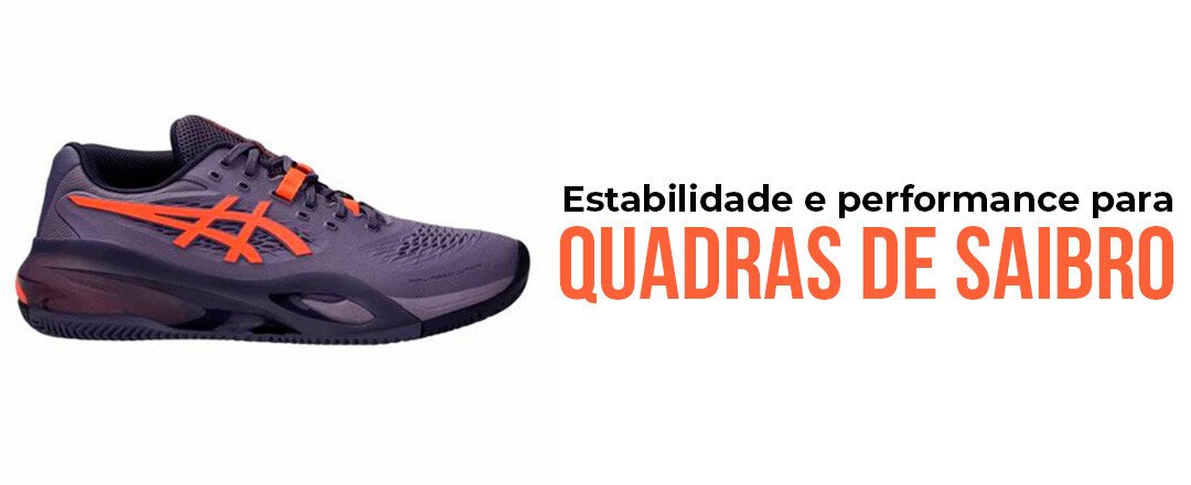 Tênis Asics Gel Resolution X Clay Austr Masculino - Estabilidade e Performance para Quadras de Saibro