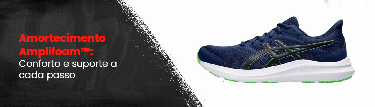Amortecimento Amplifoam™: Conforto e suporte a cada passo