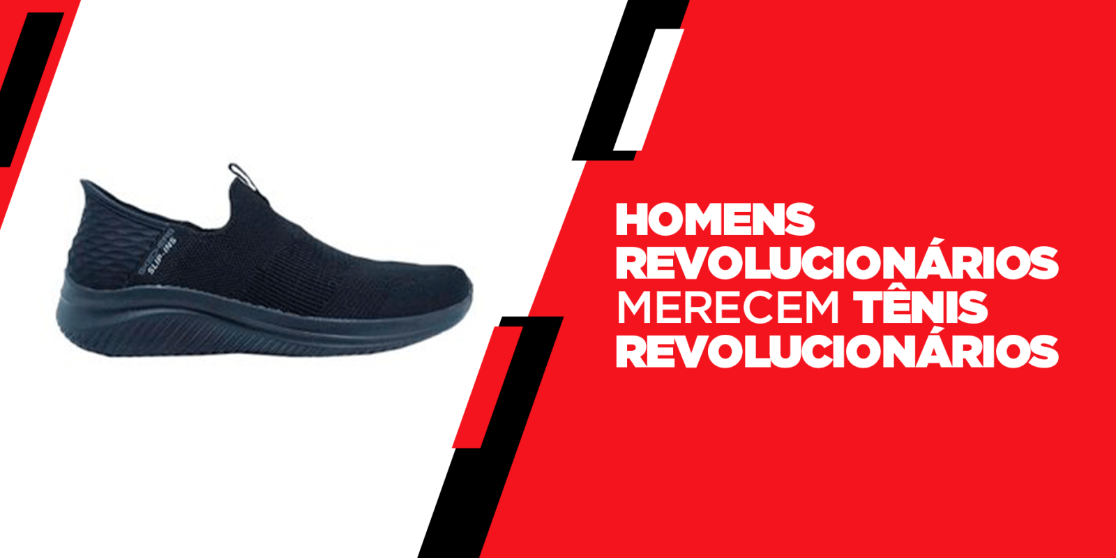 Homens revolucionários merecem tênis revolucionários