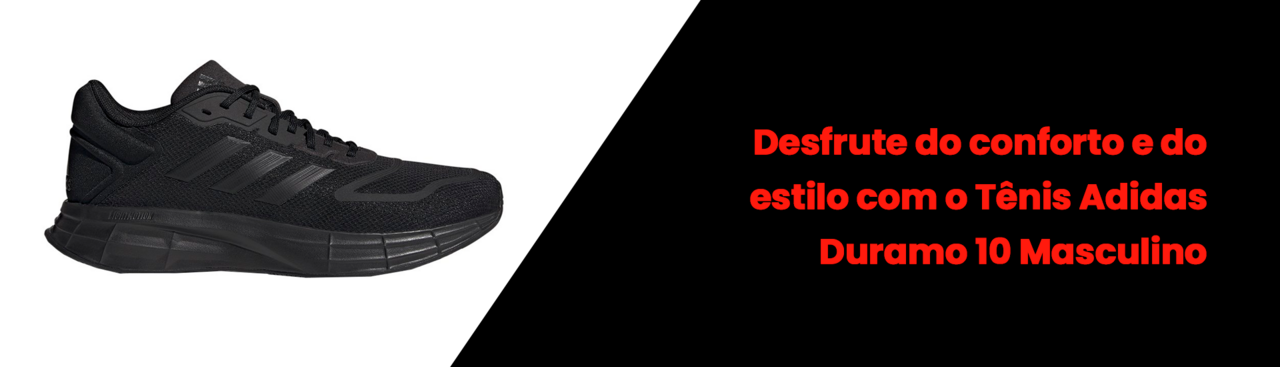 Desfrute do conforto e do estilo com o Tênis Adidas Duramo 10 Masculino