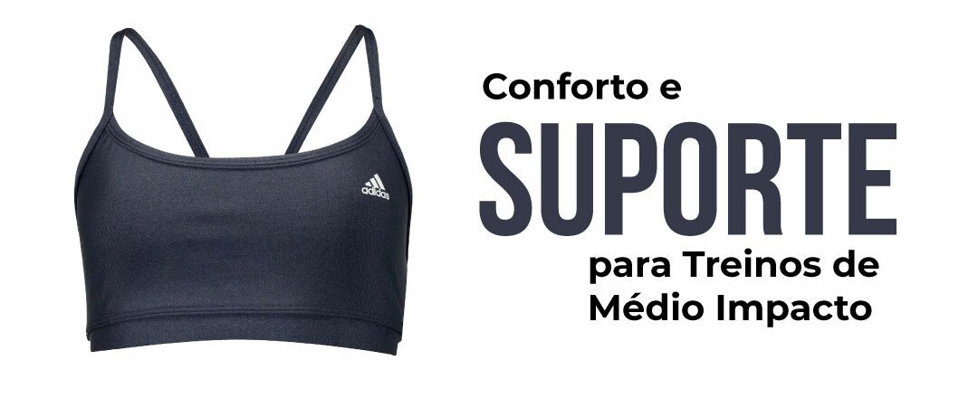 Conforto e Suporte para Treinos de Médio Impacto