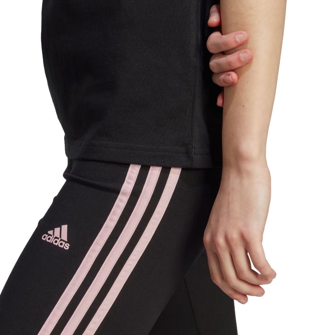 Calça Adidas Legging 3 Stripes Color Block Feminina IL3381