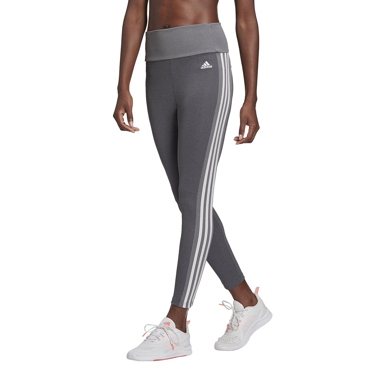 Calça Legging Adidas Designed To Move 3 Stripes feminino GL4 - Ativa  Esportes