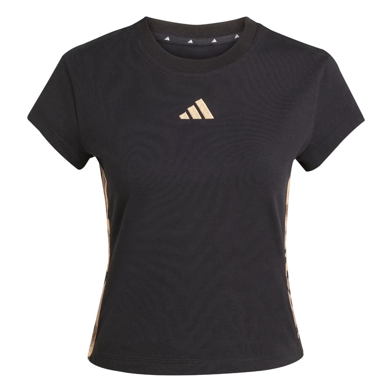 Camiseta Adidas M/C Stripes Animal Print Feminina JM1856 - Ativa