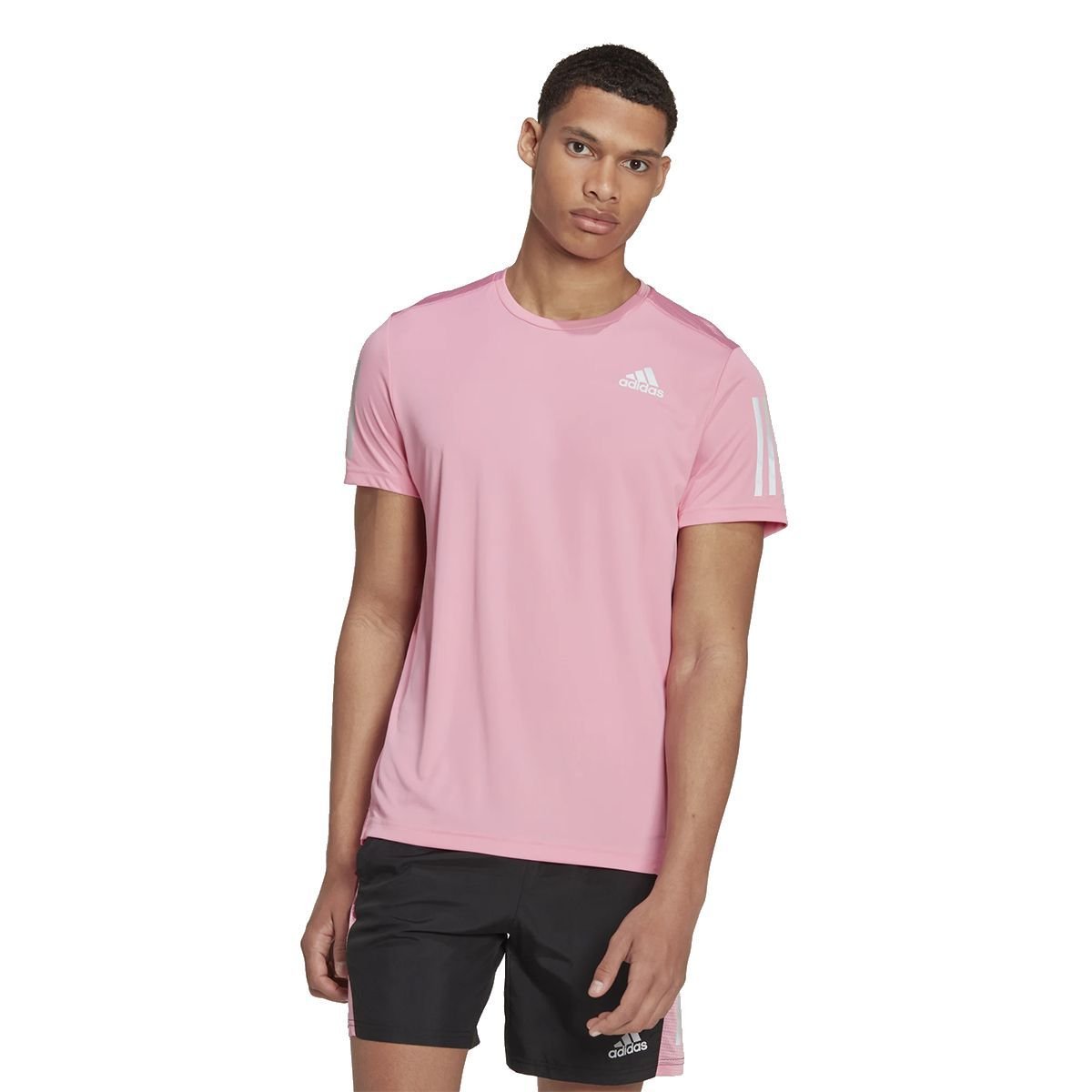 Camiseta Adidas Own the Run Allover Print Masculina-Loja Fisico & Forma