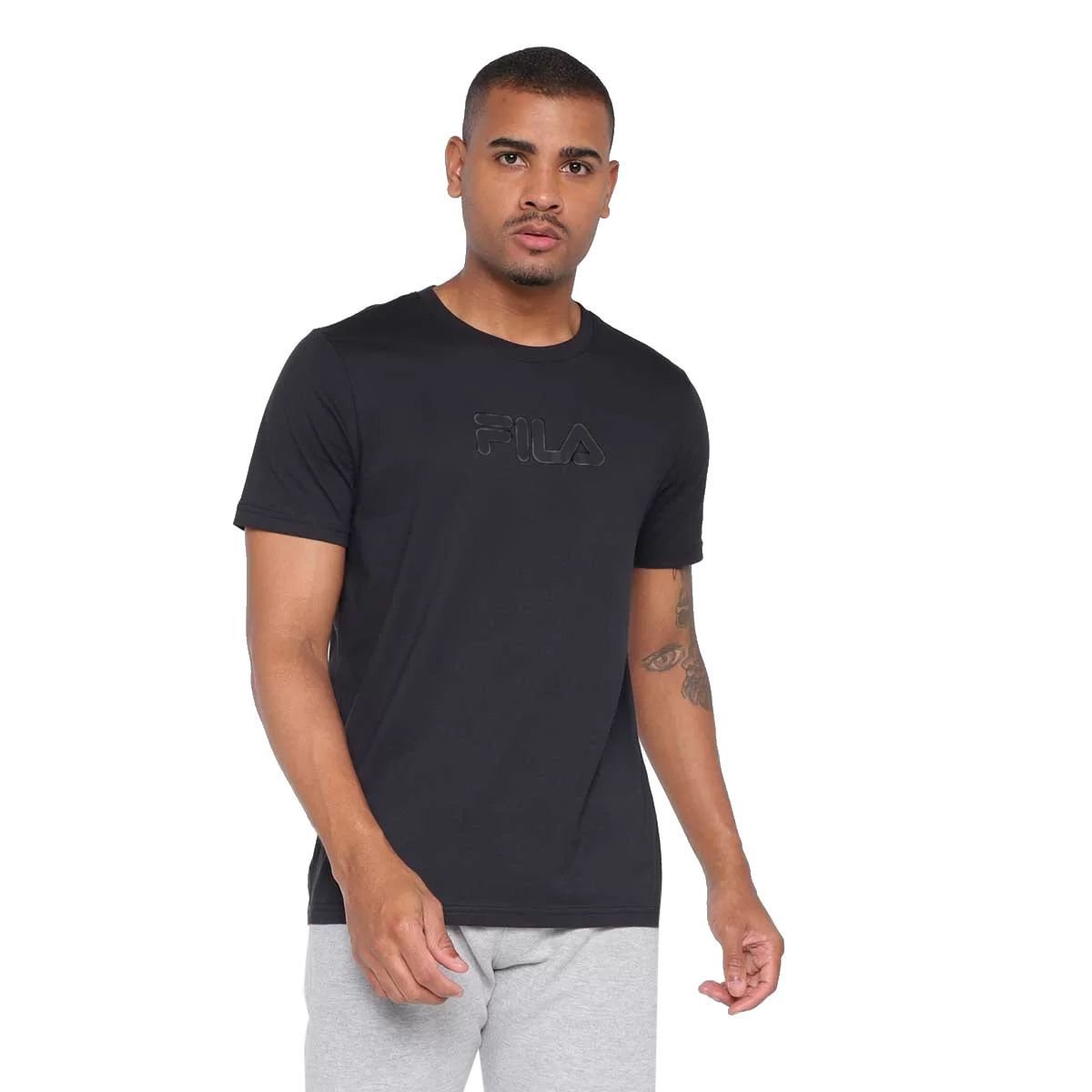 Camiseta fila letter store masculina