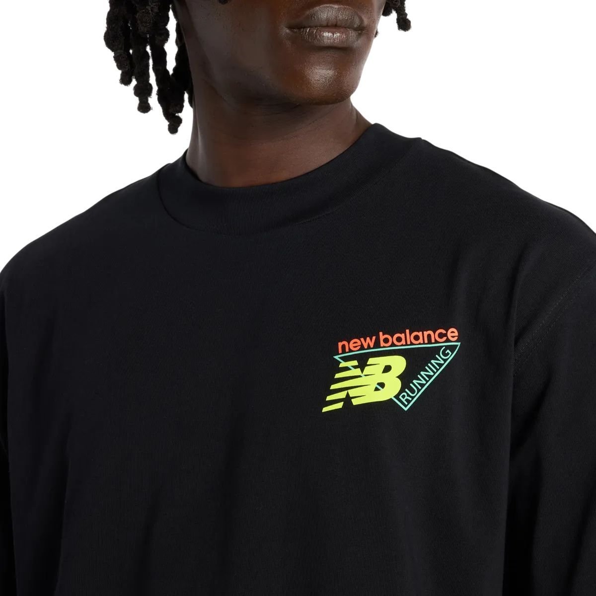 Camiseta New Balance M/C Neon Heat Map Masculino MT61V4ZG-BK