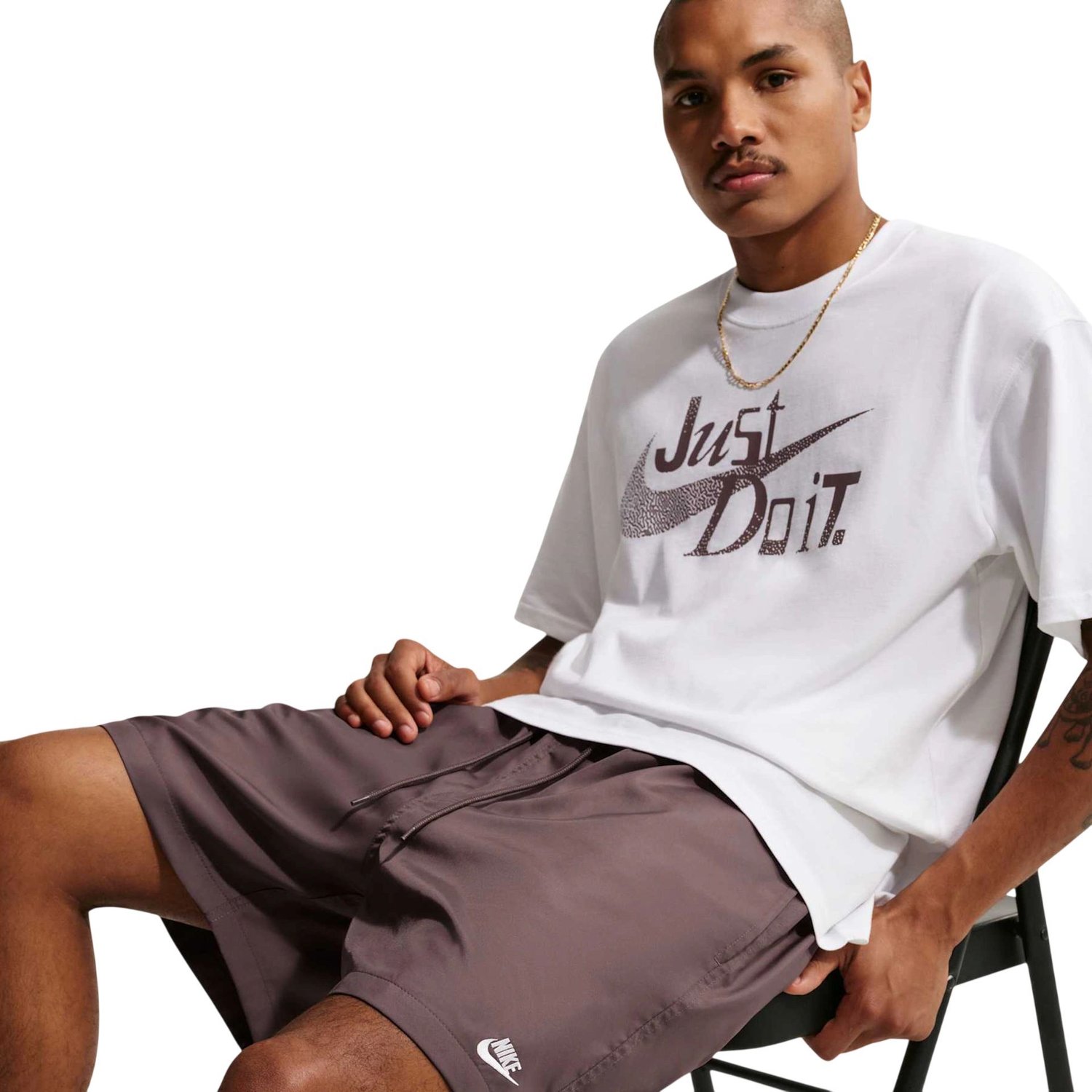 NIKE AUTHENTICアンダーシャツ Camiseta Nike M/C Sportswear Jdi Masculina IH1375-100 - Ativa Esportes