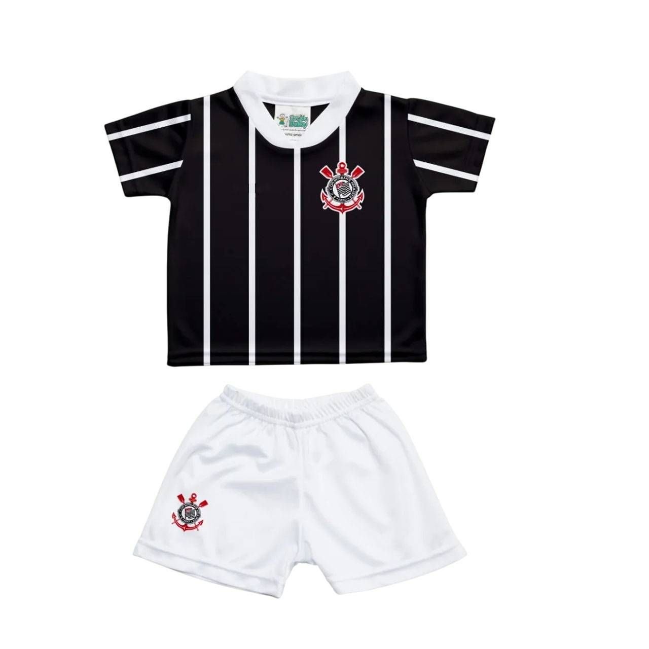 Conjunto Infantil Torcida Baby Corinthians Sublimado 031S-COR