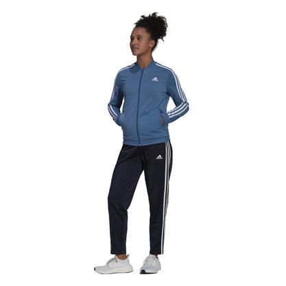 Agasalho Adidas Essentials 3-Stripes Feminino HC3006