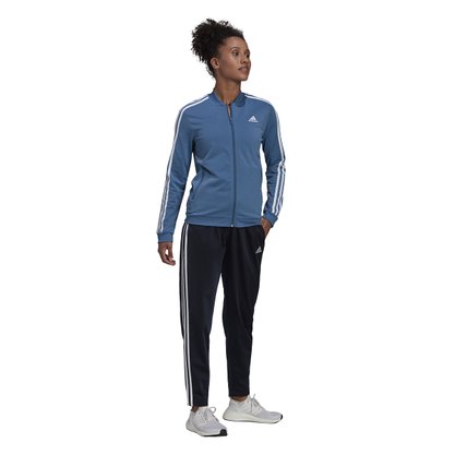 Agasalho Adidas Essentials 3-Stripes Feminino HC3006
