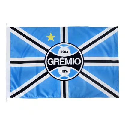 Bandeira Grêmio Oficial Jc Bandeiras 2 Panos 0,90 X 1,30 27