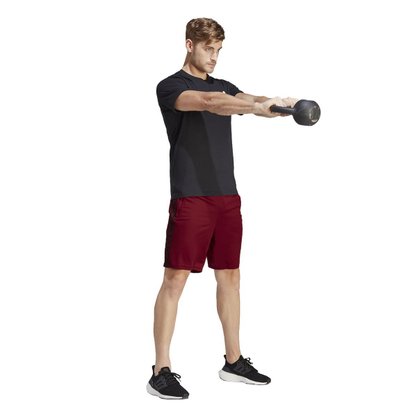 Bermuda Adidas Treino Essentials 3 Stripes Masculina IB8251