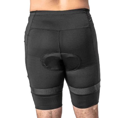 Bermuda Poker Ciclista Com Bolso Gel Max Comf Masc 03817-PR