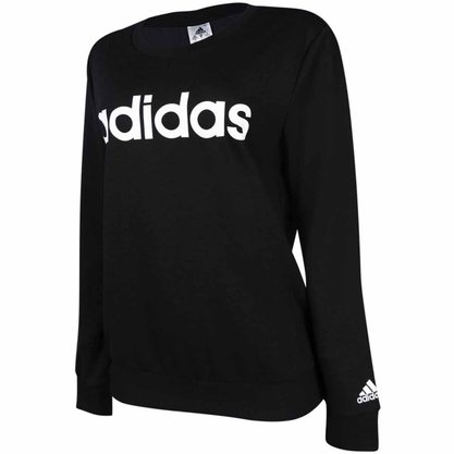 Blusa Moletom Adidas Essentials Logo Feminina GL0718