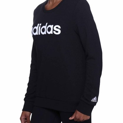 Blusa Moletom Adidas Essentials Logo Feminina GL0718