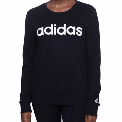 Blusa Moletom Adidas Essentials Logo Feminina GL0718