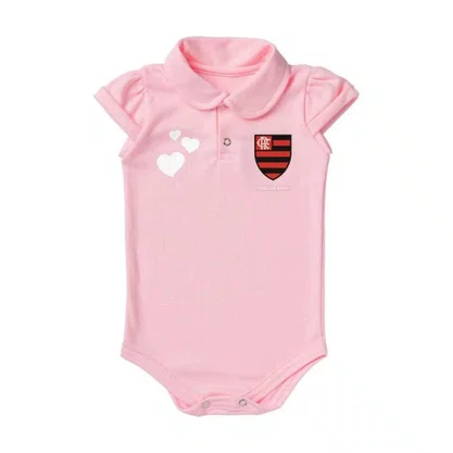 Body Infantil Torcida Baby Polo Flamengo 033XPR-FLA
