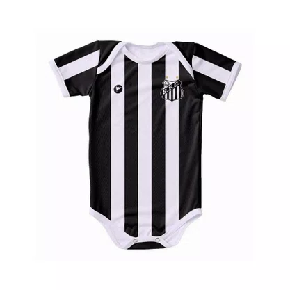 Body Torcida Baby Santos Listrado Proteção UV 033XS-SAN