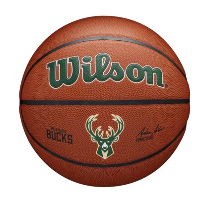 Bola Basquete Wilson NBA Mil Bucks Unissex WTB3100XBMIL