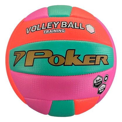 Bola De Vôlei Poker Sortida Training Soft Touch  05824-TRI