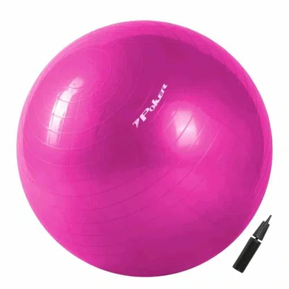 Bola Poker Gym Ball Com Bomba De Ar 75cm Unissex 09094-RO