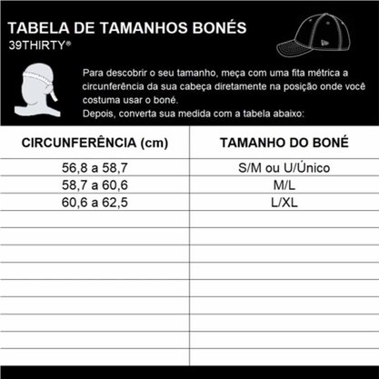 Boné New Era 3930 Hc Osdod Unissex MBV24BON113-C042