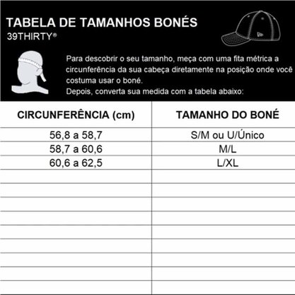 Boné New Era 3930 Mlb NY Yankees Unissex MBV24BON123-C002