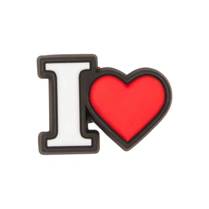 Broche Crocs I Heart Unissex 10007134-9999