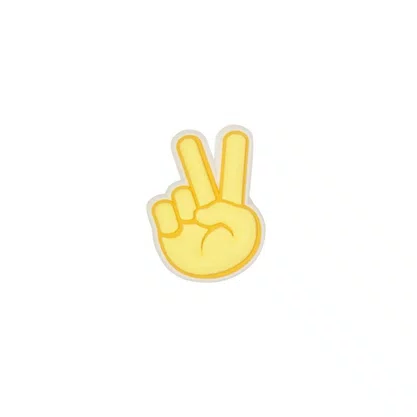 Broche Crocs Peace Hand Sign Unissex 10007207-9999