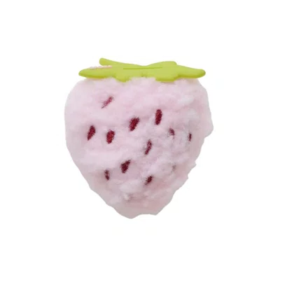 Broche Crocs Plush Pink Strawberry Unissex 10016140-9999