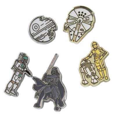 Broche Crocs Star Wars C/5 UN Unissex 10013200-9999