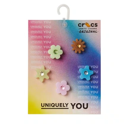 Broche Enlighten Crocs Flower 5 Pcs Unissex 10014693-9999