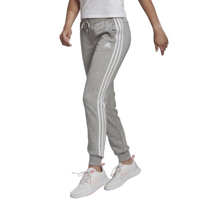 Calça Adidas Essentials Slim 3 Listras Feminina GM8735