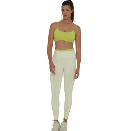 Calça Alto Giro Legging Bolso Zíper Barra Fem 2422302-C5409
