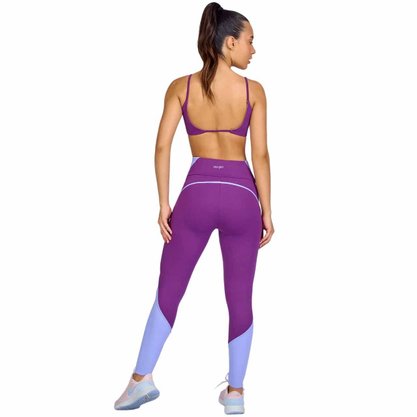 Calça Alto Giro Legging Hyper com Recortes Fem 2331309-C5662