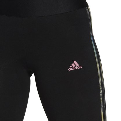 Calça Legging Adidas 3 Listras Feminina HK9683