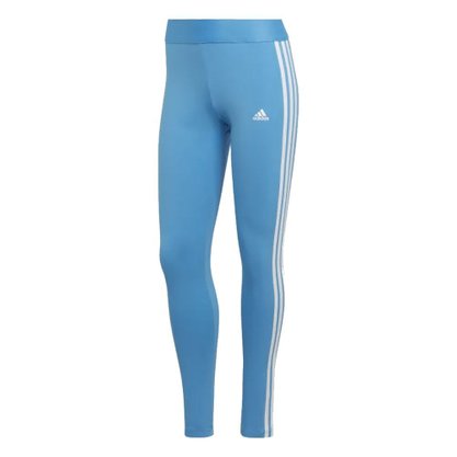 Calça Legging Adidas Essentials 3 Listras Feminina HK9680