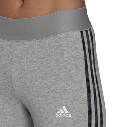 Calça Legging Adidas Essentials 3 Stripes Feminina HE7016