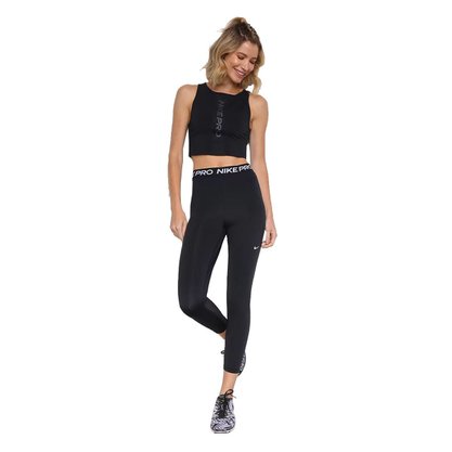 Calça Nike Pró 365 7/8 Hi Rise Feminina CZ9779-010