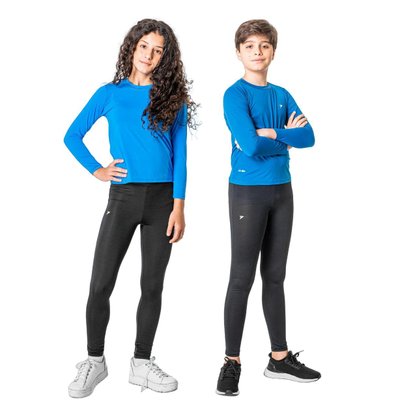 Calça Térmica Infantil Poker Skin Dra II 03797-PT