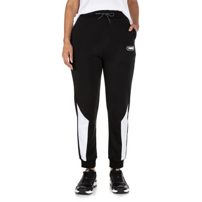 Calça Moletom Puma Rebel High Waist Feminina 585825-01